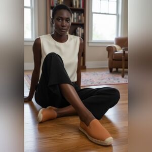 New, Naturalizer Soul, Leather Upper, Pumpkin Orange, Loafer, Size 9.5